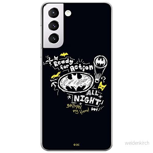 ERT GROUP mobiltelefonfodral för Samsung S21 originalt och officiellt licensierat DC mönster Batman 014 optimalt anpassad till formen på mobiltelefonen, fodral tillverkad av TPU plast 5903932296235