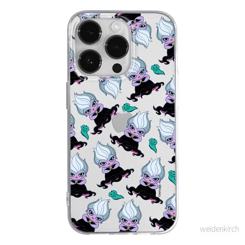 ERT GROUP mobiltelefonfodral för Apple Iphone 14 PRO originalt och officiellt licensierat Disney mönster Ursula 005 optimalt anpassad till formen på mobiltelefonen, gedeeltelijk transparant 5905131918062