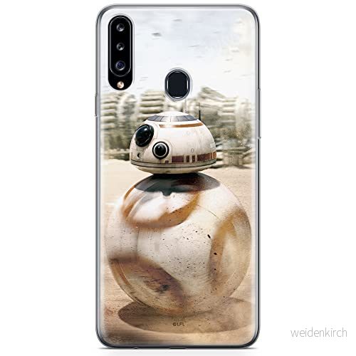 ERT GROUP mobiltelefonfodral för Samsung A20S originalt och officiellt licensierat Star Wars mönster BB 8 001 optimalt anpassad till formen på mobiltelefonen, fodral tillverkad av TPU plast 5904805440090