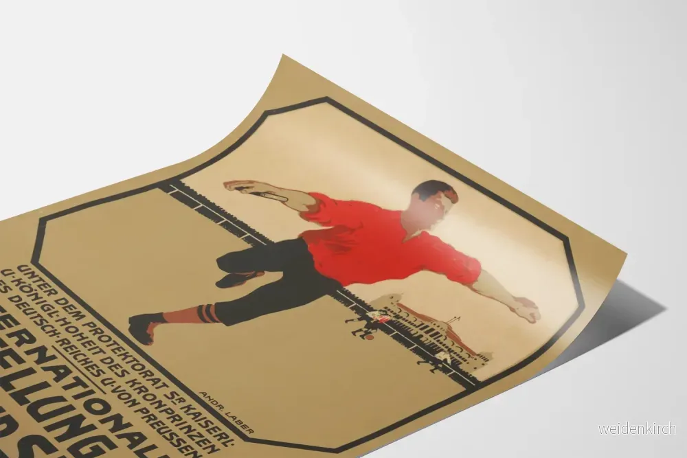 Vintageaffisch för internationell sport- och spelutställning 1910 - Bild 3