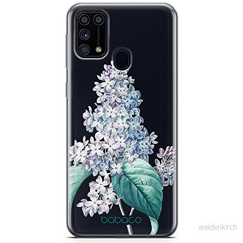 ERT GROUP mobiltelefonfodral för Samsung M31 originalt och officiellt licensierat Babaco mönster Flowers 024 optimalt anpassad till formen på mobiltelefonen, gedeeltelijk transparant 5905131250155