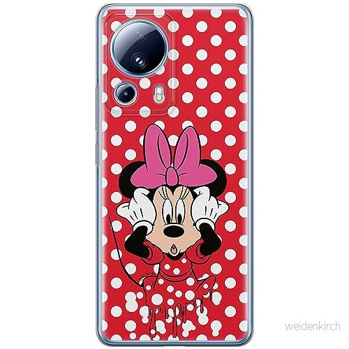 ERT GROUP mobiltelefonfodral för Xiaomi 13 LITE/CIVI 2 originalt och officiellt licensierat Disney mönster Minnie 016 optimalt anpassad till formen på mobiltelefonen, fodral tillverkad av TPU plast 5905511917333