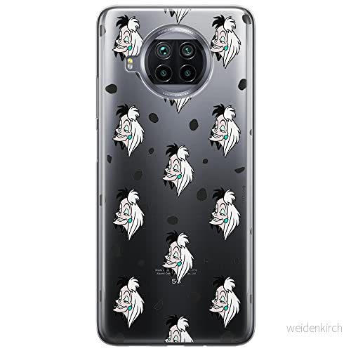 ERT GROUP mobiltelefonfodral för Xiaomi MI 10T LITE/REDMI NOTE 9 PRO 5G originalt och officiellt licensierat Disney mönster Cruella 005, gedeeltelijk transparant 5903537151069