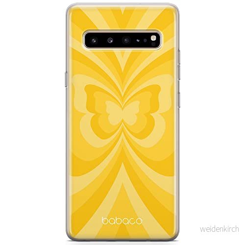 ERT GROUP mobiltelefonfodral för Samsung S10 5G originalt och officiellt licensierat Babaco mönster Butterflies 001 optimalt anpassad till formen på mobiltelefonen, fodral tillverkad av TPU plast 5904805721816