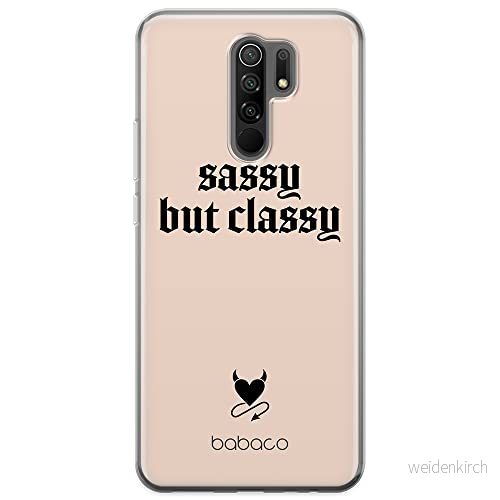 ERT GROUP mobiltelefonfodral för Xiaomi REDMI 9 originalt och officiellt licensierat Babaco mönster Sassy but classy 001 optimalt anpassad till formen på mobiltelefonen, fodral tillverkad av TPU plast 5903932883657