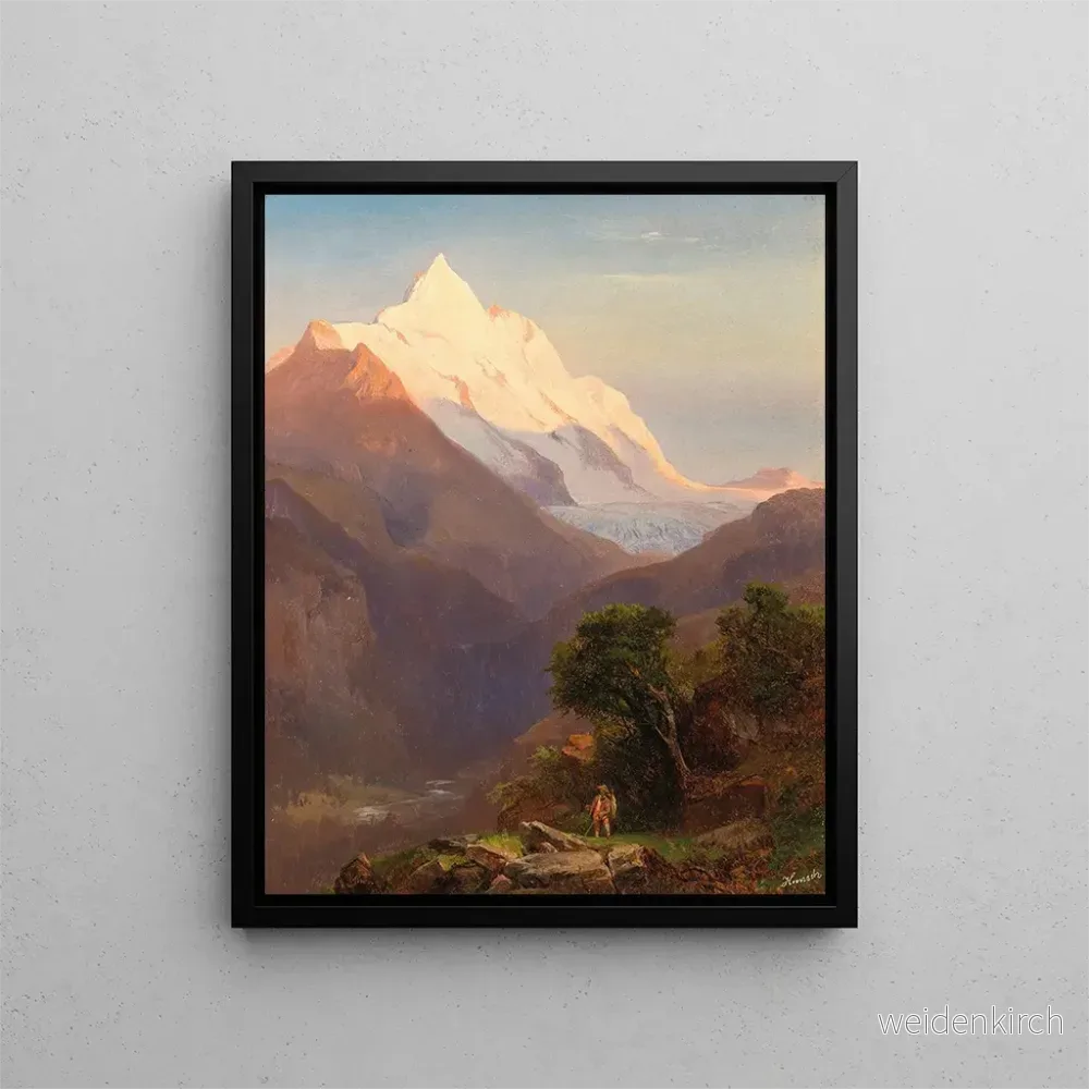 Målning Le Grossglockner - Anton Hansch