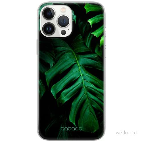 ERT GROUP mobiltelefonfodral för Apple Iphone 5/5S/SE originalt och officiellt licensierat Babaco mönster Plants 003 Vit optimalt anpassad till formen på mobiltelefonen, fodral tillverkad av TPU plast 5903537753744