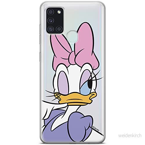 ERT GROUP mobiltelefonfodral för Samsung A21s originalt och officiellt licensierat Disney mönster Daisy 003 optimalt anpassad till formen på mobiltelefonen, gedeeltelijk transparant 5903537920788