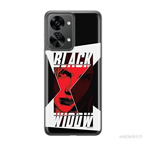 ERT GROUP mobiltelefonfodral för Oneplus NORD 2T 5G originalt och officiellt licensierat Marvel mönster Black Widow 012 optimalt anpassad till formen på mobiltelefonen, fodral tillverkad av TPU plast 5905511278915