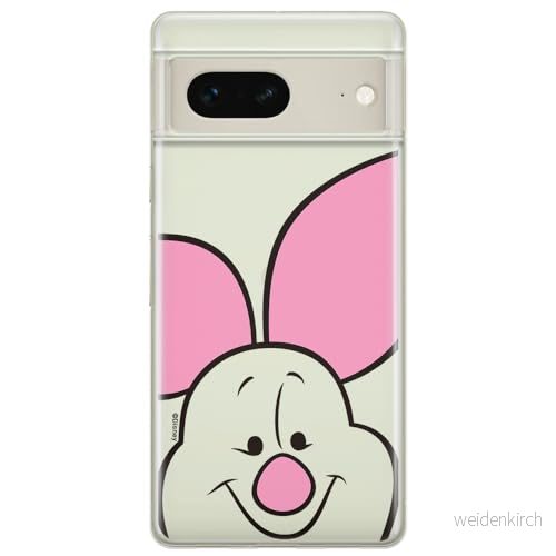 ERT GROUP mobiltelefonfodral för Google PIXEL 7 originalt och officiellt licensierat Disney mönster Winnie the Pooh & Friends 044 anpassad till formen på mobiltelefonen, gedeeltelijk transparant 5905795155216