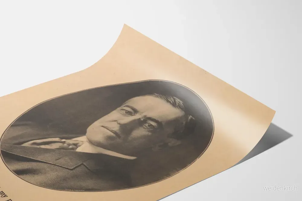 Vintageposter av Woodrow Wilson – Inspirerande citat - Bild 3