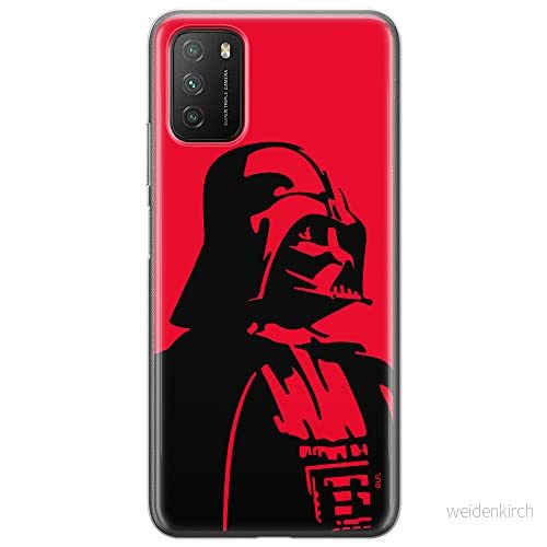 ERT GROUP mobiltelefonfodral för Xiaomi REDMI 9T originalt och officiellt licensierat Star Wars mönster Darth Vader 019 optimalt anpassad till formen på mobiltelefonen, fodral tillverkad av TPU plast 5904805599675