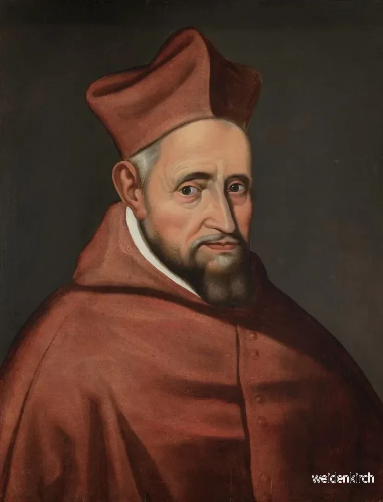 Målning Portrait av kardinalen Robert Bellarmin - Anonym - Bild 2