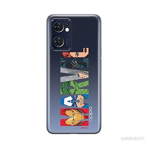 ERT GROUP mobiltelefonfodral för Oppo RENO 7 5G originalt och officiellt licensierat Marvel mönster 011 optimalt anpassad till formen på mobiltelefonen, gedeeltelijk transparant 5905511314460