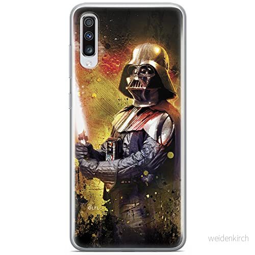 ERT GROUP mobiltelefonfodral för Samsung A70 originalt och officiellt licensierat Star Wars mönster Darth Vader 012 optimalt anpassad till formen på mobiltelefonen, fodral tillverkad av TPU plast 5902980431032