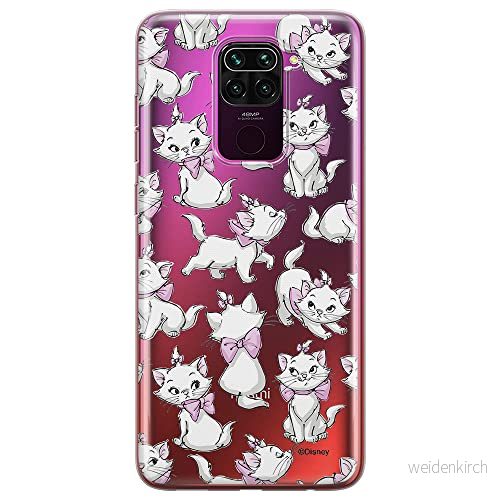 ERT GROUP mobiltelefonfodral för Xiaomi REDMI NOTE 9 originalt och officiellt licensierat Disney mönster Marie 003 optimalt anpassad till formen på mobiltelefonen, gedeeltelijk transparant 5903040328217
