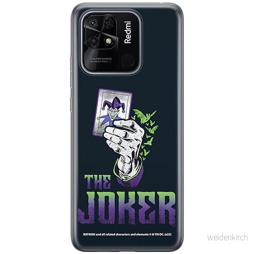 ERT GROUP mobiltelefonfodral för Xiaomi REDMI 10C originalt och officiellt licensierat DC mönster Joker 030 optimalt anpassad till formen på mobiltelefonen, fodral tillverkad av TPU plast 5905795054939