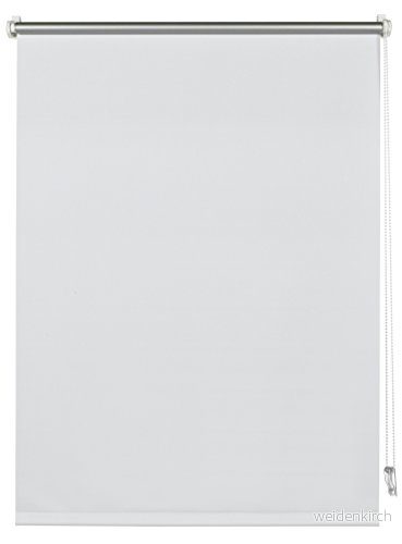 Deco Company rullgardin med termisk baksida, Kläms fast, Maximalt ljusreflekterande, Energibesparande, Ogenomskinlig, Monteringssats ingår, Vit, 80 x 150 cm (BxH) 4003018328223