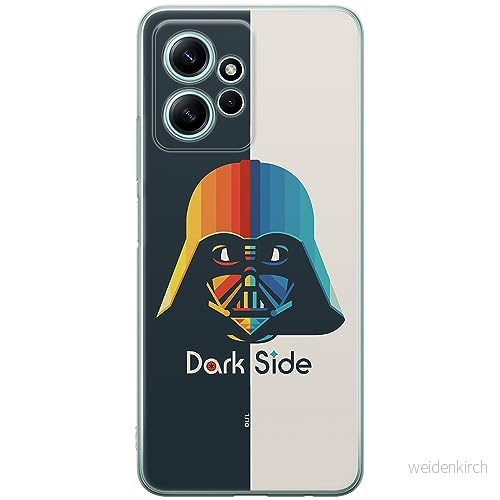 ERT GROUP mobiltelefonfodral för Xiaomi REDMI NOTE 12 4G originalt och officiellt licensierat Star Wars mönster Darth Vader 023 anpassad till formen på mobiltelefonen, fodral tillverkad av TPU plast 5905511941345