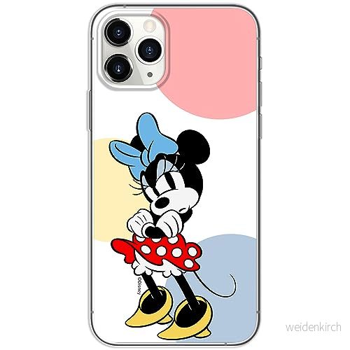 ERT GROUP mobiltelefonfodral för Iphone 11 PRO originalt och officiellt licensierat Disney mönster Minnie 078 optimalt anpassad till formen på mobiltelefonen, fodral tillverkad av TPU plast 5905795030223