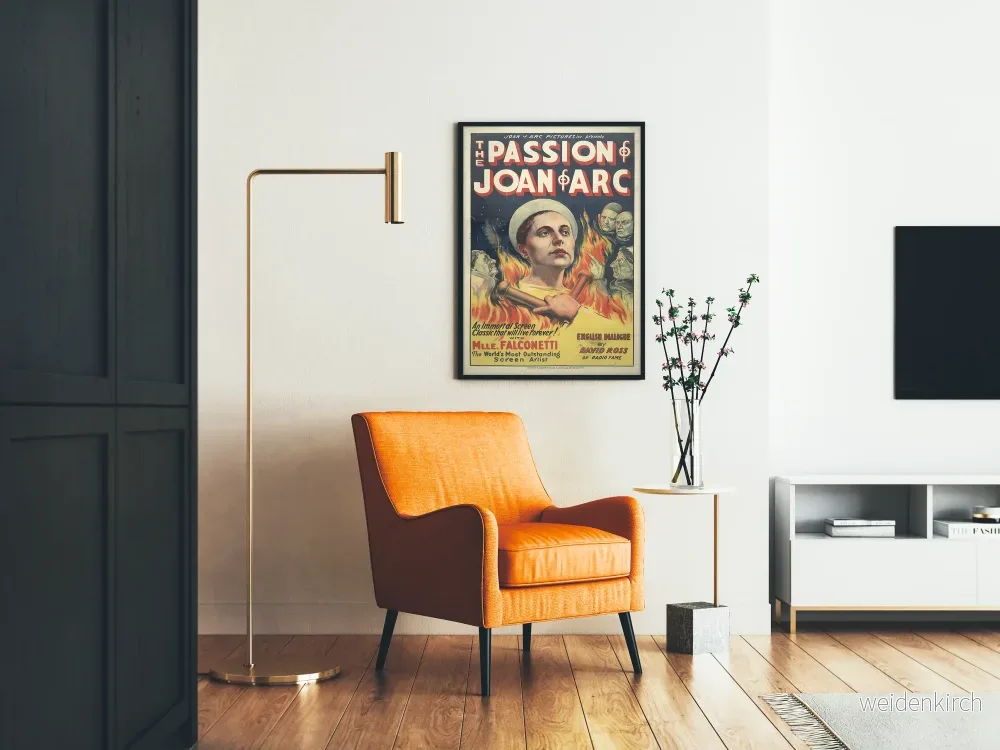 Vintageposter The Passion of Joan of Arc väggdekoration - Bild 2
