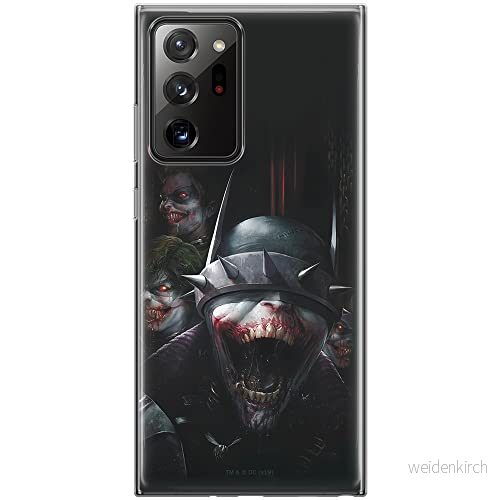 ERT GROUP mobiltelefonfodral för Samsung GALAXY NOTE 20 ULTRA originalt och officiellt licensierat DC mönster Batman Who Laughs 003, fodral tillverkad av TPU plast 5903040357989