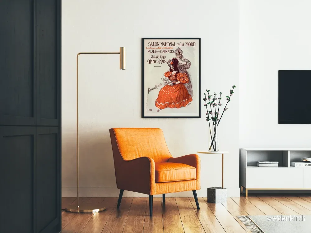 Vintageposter för Salon National de la Mode på Palais des Beaux Arts - Bild 2