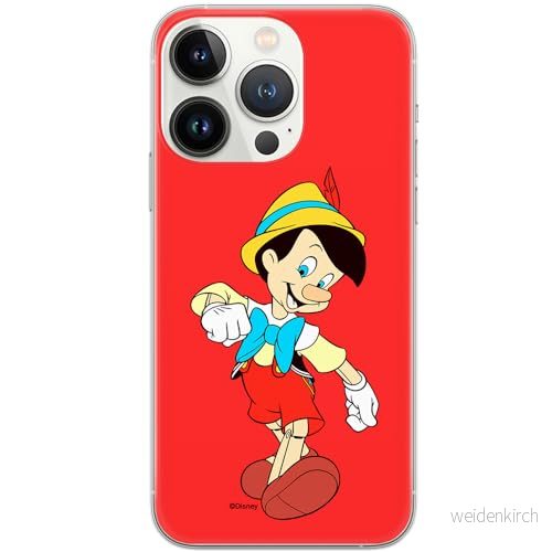 ERT GROUP mobiltelefonfodral för Iphone 13 PRO originalt och officiellt licensierat Disney mönster Pinocchio 001 optimalt anpassad till formen på mobiltelefonen, fodral tillverkad av TPU plast 5905131138989