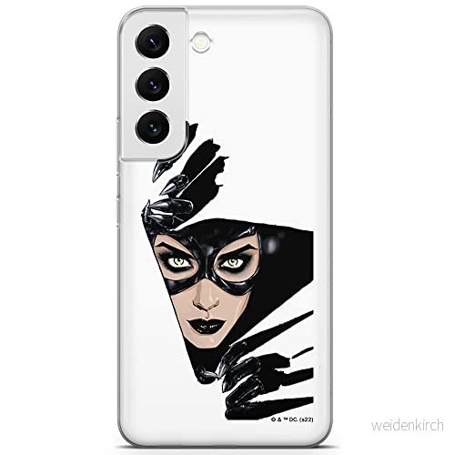 ERT GROUP mobiltelefonfodral för Samsung S22 PLUS originalt och officiellt licensierat DC mönster Catwoman 008 optimalt anpassad till formen på mobiltelefonen, fodral tillverkad av TPU plast 5905131556400