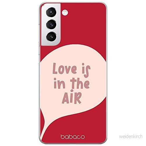 ERT GROUP mobiltelefonfodral för Samsung S21 originalt och officiellt licensierat Babaco mönster Love is in the air 001 optimalt anpassad till formen på mobiltelefonen, fodral tillverkad av TPU plast 5904805032974