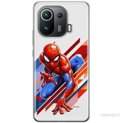 ERT GROUP mobiltelefonfodral för Xiaomi MI 11 PRO originalt och officiellt licensierat Marvel mönster Spider Man 023 optimalt anpassad till formen på mobiltelefonen, fodral tillverkad av TPU plast 5905511762278