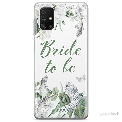 ERT GROUP mobiltelefonfodral för Samsung M51 originalt och officiellt licensierat Babaco mönster Bride to be 005 Vit optimalt anpassad till formen på mobiltelefonen, fodral tillverkad av TPU plast 5904805786792