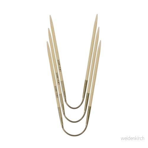 Addi CraSyTrio Bambu (21cm, 3.50mm) Flexibel Stickning Nålar 3 4016431560354