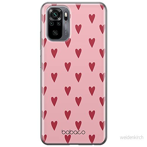 ERT GROUP mobiltelefonfodral för Xiaomi REDMI NOTE 10/ 10S originalt och officiellt licensierat Babaco mönster Hearts 004 anpassad till formen på mobiltelefonen, fodral tillverkad av TPU plast 5904805016950