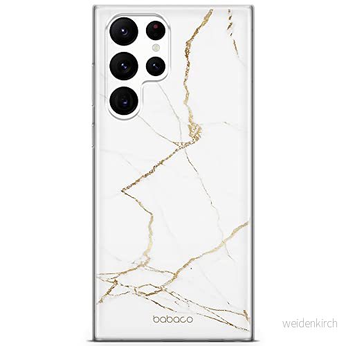 ERT GROUP mobiltelefonfodral för Samsung S22 ULTRA originalt och officiellt licensierat Babaco mönster Marble 014 optimalt anpassad till formen på mobiltelefonen, fodral tillverkad av TPU plast 5904805283123