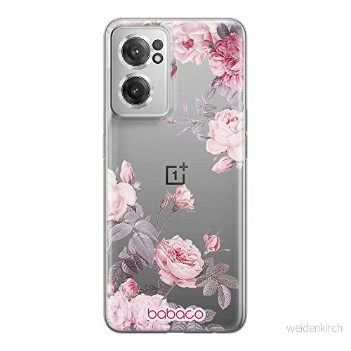 ERT GROUP mobiltelefonfodral för Oneplus NORD CE 2 originalt och officiellt licensierat Babaco mönster Flowers 055 optimalt anpassad till formen på mobiltelefonen, gedeeltelijk transparant 5905511290788