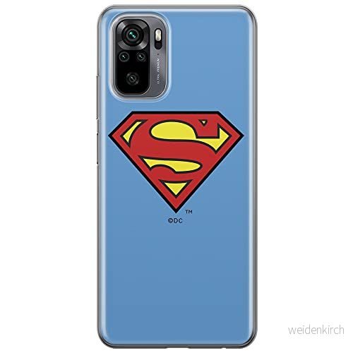 ERT GROUP mobiltelefonfodral för Xiaomi REDMI NOTE 10/ 10S originalt och officiellt licensierat DC mönster Superman 002 optimalt anpassad till formen på mobiltelefonen, fodral tillverkad av TPU plast 5903537186092