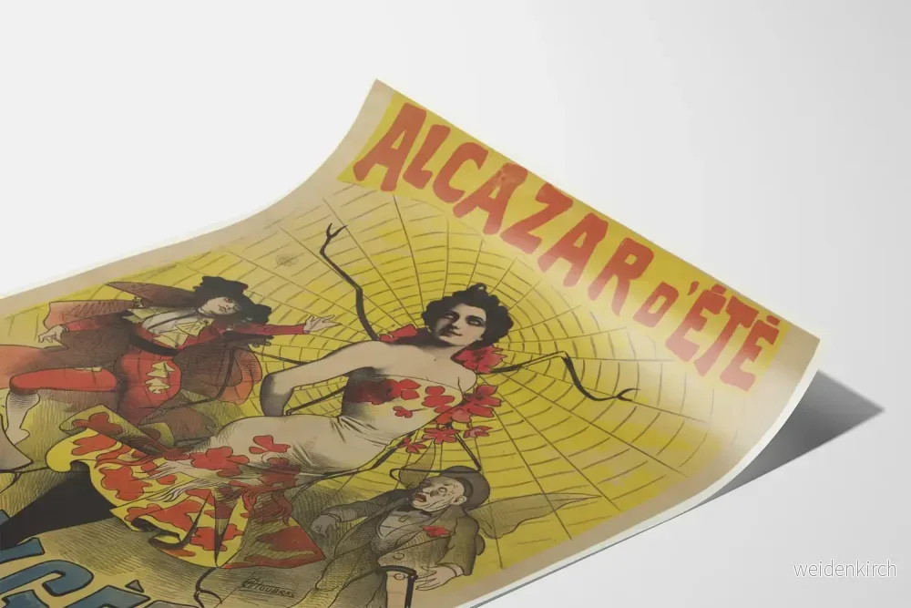 Vintageposter av Alcazar för sommar av E. Fougère - Bild 3