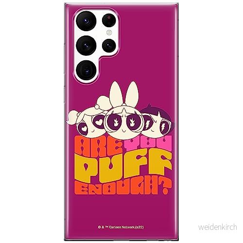 ERT GROUP mobiltelefonfodral för Samsung S22 ULTRA originalt och officiellt licensierat The Powerpuff Girls mönster 044, fodral tillverkad av TPU plast 5905511987688