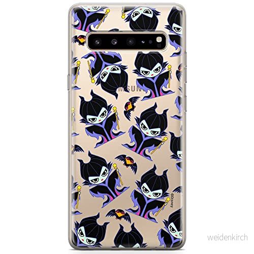 ERT GROUP mobiltelefonfodral för Samsung S10 originalt och officiellt licensierat Disney mönster Maleficent 004 optimalt anpassad till formen på mobiltelefonen, gedeeltelijk transparant 5905131484352