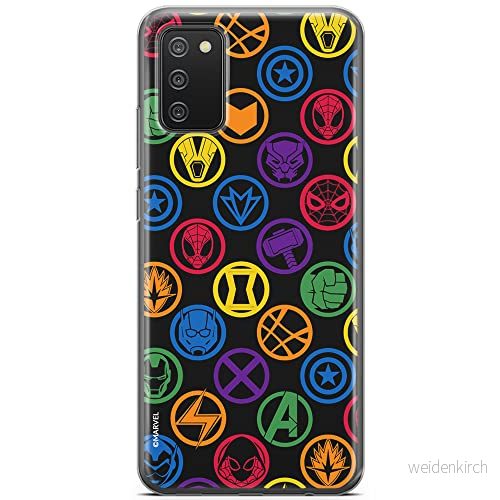 ERT GROUP mobiltelefonfodral för Samsung A02S originalt och officiellt licensierat Marvel mönster Avengers 022 optimalt anpassad till formen på mobiltelefonen, fodral tillverkad av TPU plast 5903537108209