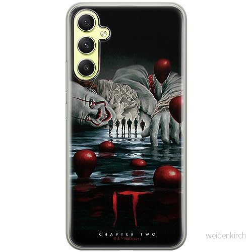 ERT GROUP mobiltelefonfodral för Samsung A34 5G originalt och officiellt licensierat Horror mönster It 022 optimalt anpassad till formen på mobiltelefonen, fodral tillverkad av TPU plast 5905511785727