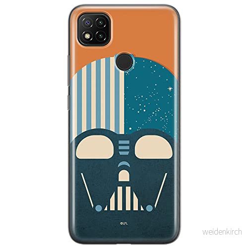 ERT GROUP mobiltelefonfodral för Xiaomi REDMI 9C originalt och officiellt licensierat Star Wars mönster Darth Vader 025 optimalt anpassad till formen på mobiltelefonen, fodral tillverkad av TPU plast 5903040304532