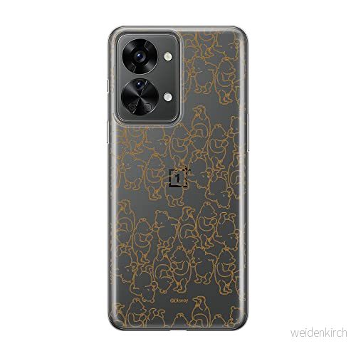 ERT GROUP mobiltelefonfodral för Oneplus NORD 2T 5G originalt och officiellt licensierat Disney mönster Winnie the Pooh and Friends 005 anpassad till formen på mobiltelefonen, gedeeltelijk transparant 5905511263522