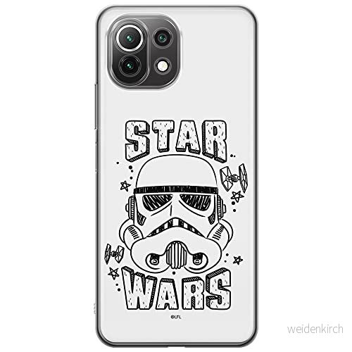ERT GROUP mobiltelefonfodral för Xiaomi 11 LITE 4G/5G originalt och officiellt licensierat Star Wars mönster Stormtrooper 013, fodral tillverkad av TPU plast 5903932705409