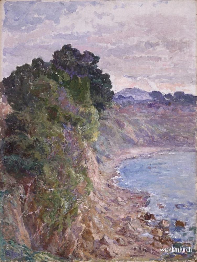 Målning La côte des falaises de Sanary - Anna Boch | Konsttryck - Bild 2