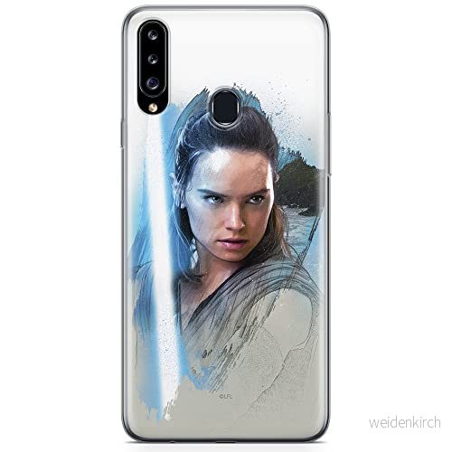 ERT GROUP mobiltelefonfodral för Samsung A20S originalt och officiellt licensierat Star Wars mönster Rey 001 optimalt anpassad till formen på mobiltelefonen, fodral tillverkad av TPU plast 5904805443763