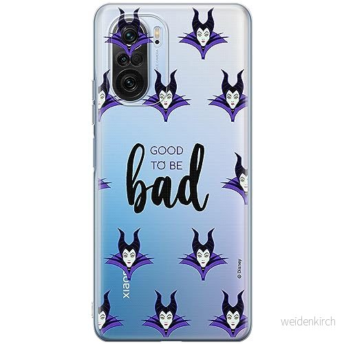 ERT GROUP mobiltelefonfodral för Xiaomi MI 11i/ REDMI K40/K40 PRO/POCO F3/ F3 PRO originalt och officiellt licensierat Disney mönster Maleficent 002, gedeeltelijk transparant 5905511879877