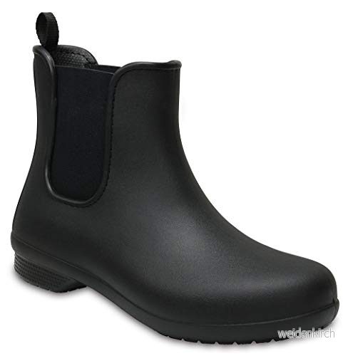 crocs Dam Freesail Chelsea Boot W gummistövlar, svart, 34/35 EU 887350956399