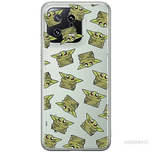 ERT GROUP mobiltelefonfodral för Xiaomi 13 originalt och officiellt licensierat Star Wars mönster Baby Yoda 008 optimalt anpassad till formen på mobiltelefonen, gedeeltelijk transparant 5905511900052